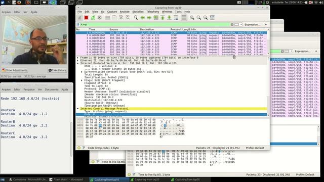 Redes 1 - APNP 10c - Roteamento IP +loop (parte 3) смотреть онлайн