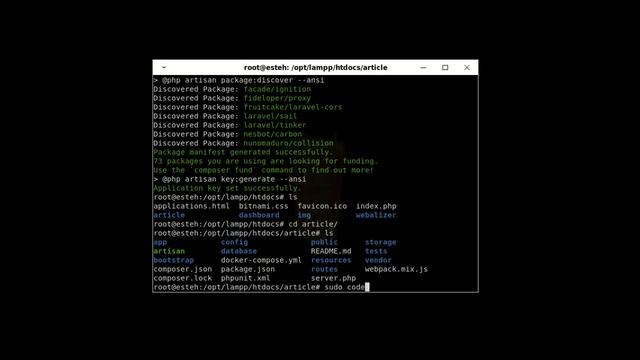 Membuat Project Laravel di Linux смотреть онлайн