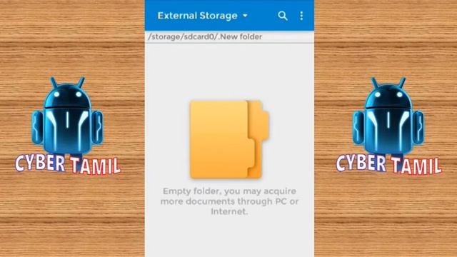 Make secret folder to hide videos in android | Cyber Tamil смотреть онлайн