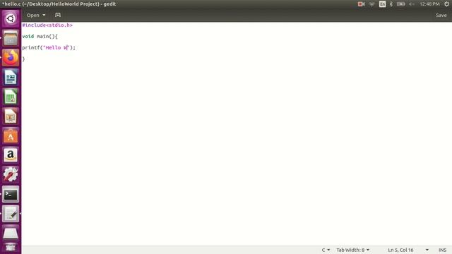 How to Compile and run C program in Ubuntu Linux OS using GCC Compiler? смотреть онлайн