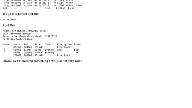 Unix & Linux: Where did my free space go after reducing a partition? смотреть онлайн