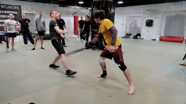 ОБК Сфера и ACT - Комбинации в палке и мачете. Фрагменты семинара. смотреть онлайн