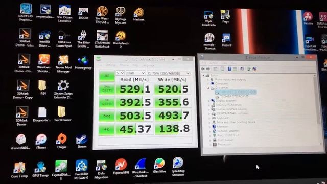 Short Boot Speed Follow-up with CrystalDiskMark Readings of NVMe and SATA SSD OS Drives смотреть онлайн