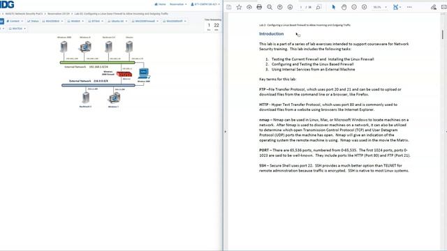 Getting Started CompTIA NetLab 2:Configuring Linux Based Firewall to Allow Incoming/Outgoing Traffi смотреть онлайн
