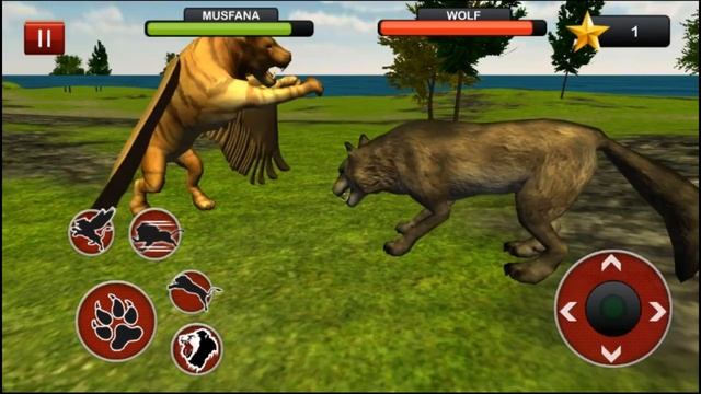 Flying Lion: Buffalo Launches Predator Into The Air - Flying Lion - Wild Simulator Android Gameplay смотреть онлайн