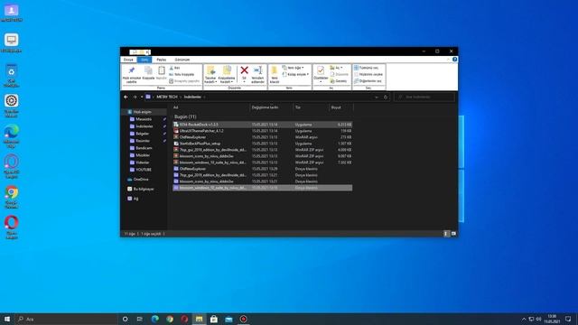 Windows 10 Blossom Tema / Blossom Theme / Rocket Dock %100 Free [2021] смотреть онлайн