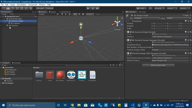 AR Foundation: Building AR App for Android with IMAGE TRACKING! смотреть онлайн