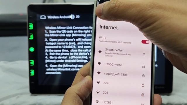 Wireless MirrorLink Connection Instructions for Android phone(MirrorCast) CS-JD-10AACP-C3 смотреть онлайн