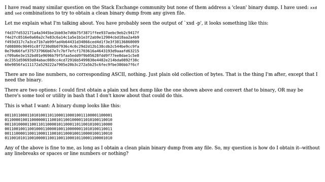 Unix & Linux: How to obtain a plain (raw) binary dump of any file in Unix/Linux? (2 Solutions!!) смотреть онлайн