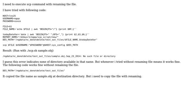 Unix & Linux: scp with password and renaming the file (2 Solutions!!) смотреть онлайн