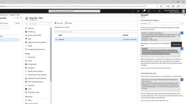 Azure File Storage - Share Drive смотреть онлайн