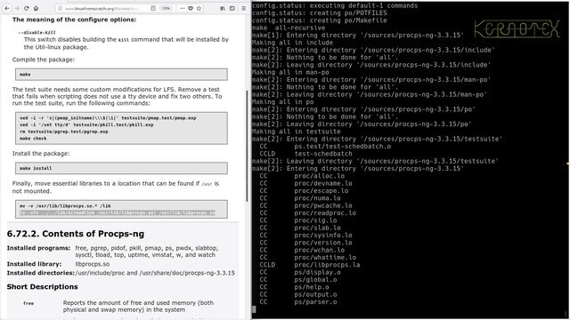 LFS on an Intel i486 Episode 150 - 6.72. Procps-ng-3.3.15 смотреть онлайн