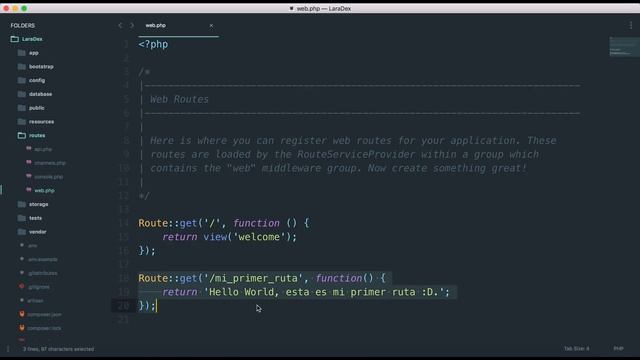 08 - Curso de Laravel 5.6, Rutas смотреть онлайн