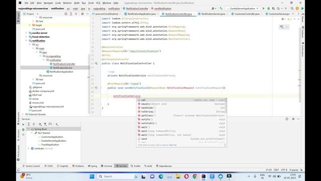 18. Notification Service - Development смотреть онлайн