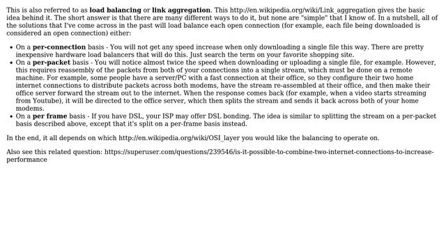 Unix & Linux: How to bond two different internet connections? (8 Solutions!!) смотреть онлайн