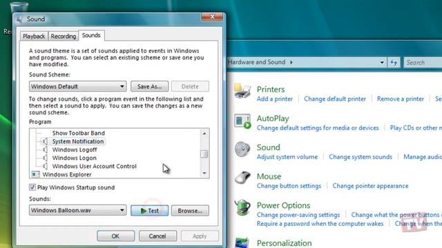 Associating A Sound With An Event In Windows Vista смотреть онлайн