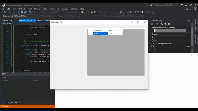 C# CRUD for Access DB : Select , Insert , Update , Delete смотреть онлайн