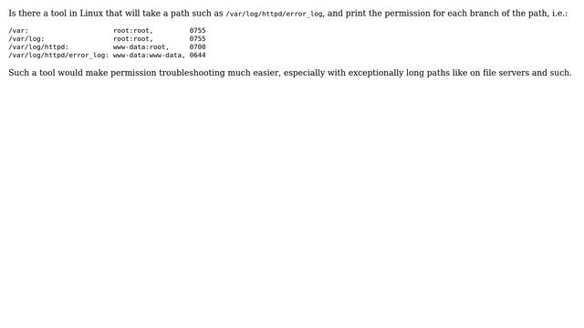 DevOps & SysAdmins: Tool to show permissions of path in Linux? смотреть онлайн
