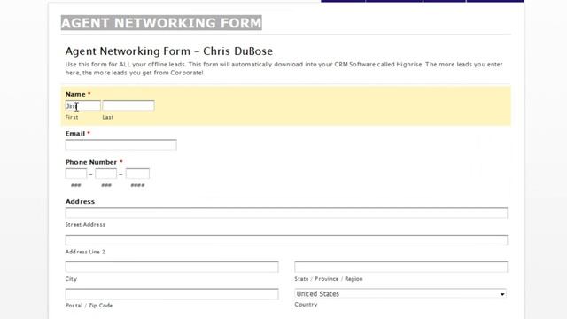 Agent Networking Form Tutorial смотреть онлайн