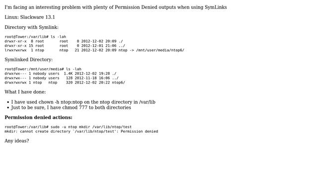DevOps & SysAdmins: Symlink - Permission Denied смотреть онлайн