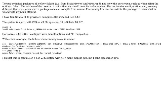 DevOps & SysAdmins: How to successfully compile lsof on Solaris 10? (3 Solutions!!) смотреть онлайн