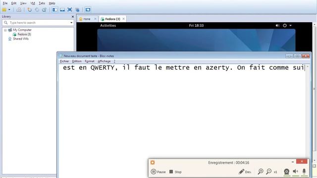 installation de FEDORA 25 dans une machine virtuelle (partie2) смотреть онлайн