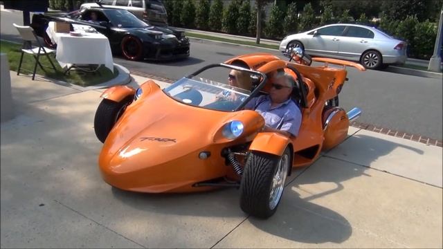 Stunning T-REX Arriving At 50th Lamborghini Anniversary смотреть онлайн