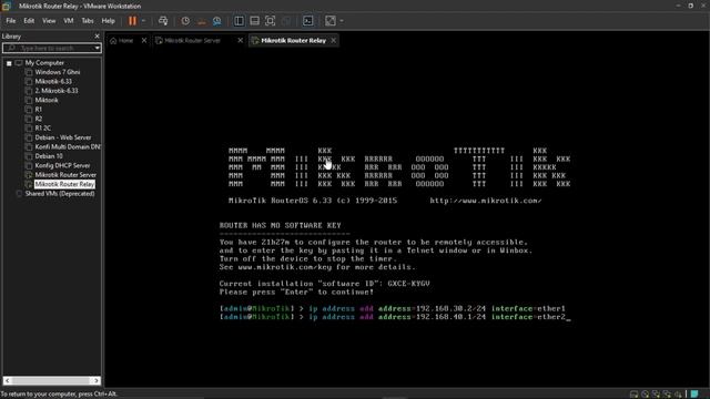 Cara Konfigurasi Mikrotik DHCP Relay 2Router 1Client Pada VMWare смотреть онлайн