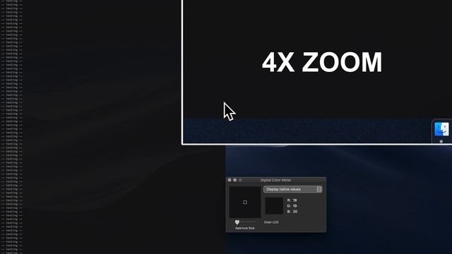 macOS Mojave 10.14 Window Pixel Glitch - Inspecting with Digital Color Meter смотреть онлайн