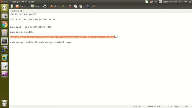 How to install Skype on Ubuntu 14.04 смотреть онлайн