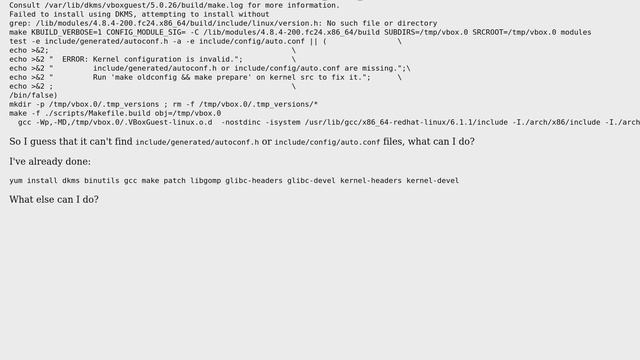 Trying to install Guest Additions in Fedora 24 (3 Solutions!!) смотреть онлайн