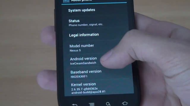 Android Ice Cream Sandwich (Nexus S Port) Easter Egg смотреть онлайн