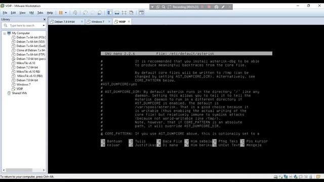 Konfigurasi Asterisk di Debian 7 смотреть онлайн
