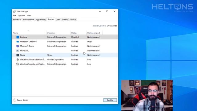 Windows 10 - How to Disable Startup Programs смотреть онлайн