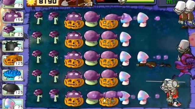 plant vs zombie night challenge part 4 смотреть онлайн