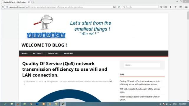 Quality Of Service (QoS) network transmission efficiency to use wifi and LAN connection смотреть онлайн