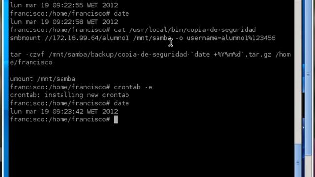 Configuración Samba. смотреть онлайн