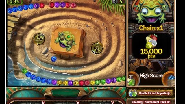 Zuma Blitz pero un poco diferente смотреть онлайн