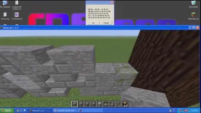 Short script to help make Random Stone Brick Wall in Minecraft смотреть онлайн