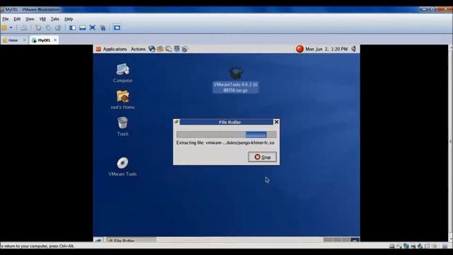VM Tools Installation on OEL 4 7 Virtual Machine смотреть онлайн