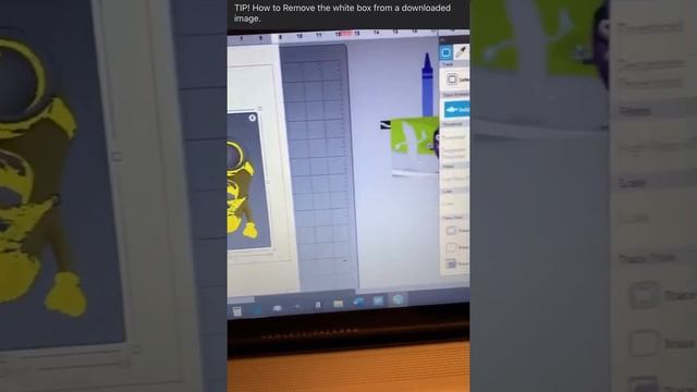 Removing white box from image with Silhouette Business Edition смотреть онлайн