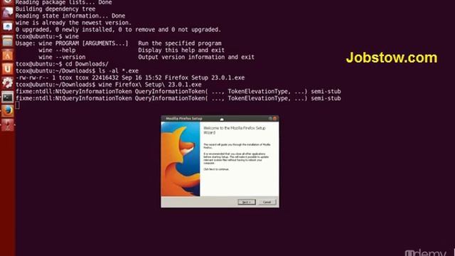 Run Windows Applications in Linux - Introduction To Linux Lecture 16 смотреть онлайн