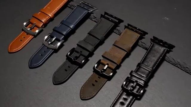 Leather Band Compatible with Apple Watch 42mm 44mm Men Women смотреть онлайн
