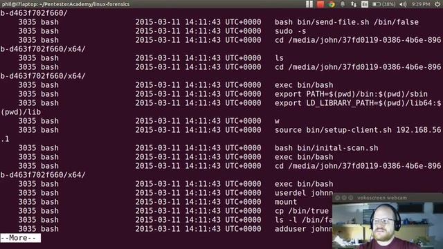 066 Memory analysis part5 getting bash information with volatility смотреть онлайн
