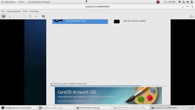 KVM bridge setup part 2 login to VM (with other iso image) смотреть онлайн