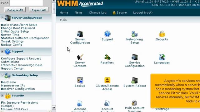 An overview of the important services that keep your WHM server running смотреть онлайн