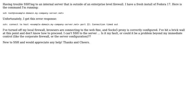 OpenSSH Can't Connect on Fedora 17 (2 Solutions!!) смотреть онлайн