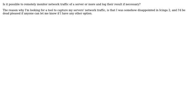 Unix & Linux: Remotely monitor network traffic of servers смотреть онлайн