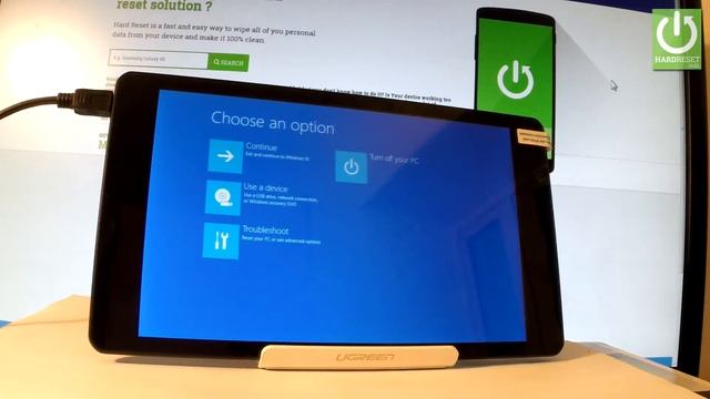 Troubleshoot Mode in KRUGER & MATZ EDGE 802 - Recovery Windows смотреть онлайн