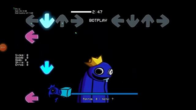 fnf vs Blue v1 android port apk 1gb de ram bs engine otimizado Gama baja смотреть онлайн